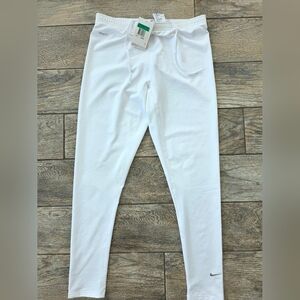 Nike Pro Winter White Fit Dry Layering Pants Youth XL Extra Large